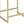 Coleen White & Brass Finish Accent Table with Drawer