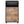 2 Drawer Mobile File Cabinet With Lock, Rolling Printer Stand For Letter Size Files - Black / Brown
