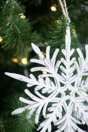 Iron Snowflake Hanger - Set of 6