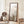 Vintage Full Length Mirror Wall Mounted With Faux Wooden Frame - Brown