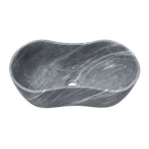 Bathroom Vessel Sink With Wavy Design