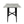 Modern Bar Height Dining Table, Rubberwood Legs and Laminate Table Top