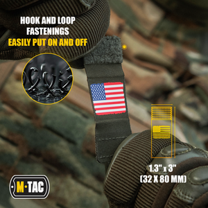 M-Tac Molle Morale Patch USA Flag - Tactical Military Badge