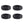 Suncast Professional Grade Dig In 60 Foot Landscape Edging Roll, Black (4 Pack)