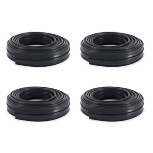 Suncast Professional Grade Dig In 60 Foot Landscape Edging Roll, Black (4 Pack)