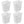Rubbermaid 6 Quart Bedroom, Bathroom, and Office Wastebasket Trash Can (4 Pack)
