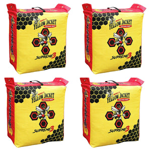 Morrell Yellow Jacket Supreme 3 28 Pound Field Point Archery Bag Target (4 Pack)