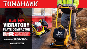 5.5 HP Honda Vibratory Plate Compactor 23x17" for Soil Asphalt Paver Compaction