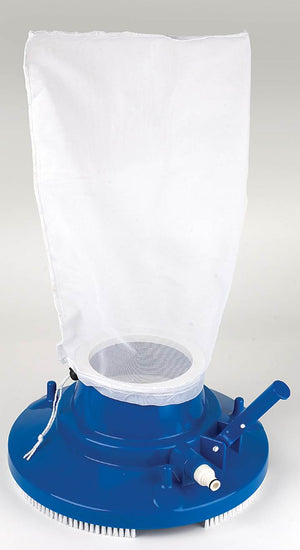HydroTools Venturi 13 Inch Leaf Bagger Swimming Pool Vacuum Head Bag w/Brushes