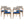 Braided Acacia Wood Outdoor Dining Chairs Set of 2 – Teak Look