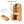 K&K 71' Tall Arched Kitchen Pantry Cabinet with Adjustable Shelves