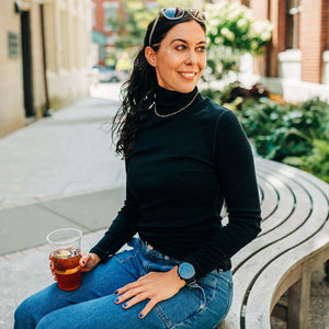 Women's Midweight Merino Wool Turtleneck | 100% Merino Wool