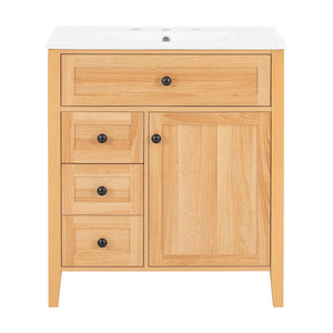 Bathroom Vanity With Sink, Soft Closing Cabinet