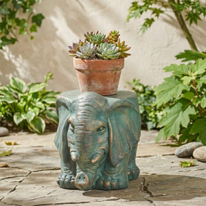 Elephant Garden Stool