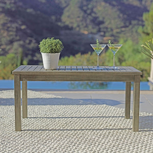 Coaster Home Furnishings Jonah 4 Piece Wood Outdoor Patio Conversation Set, Gray