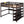 Loft Bed With Storage Shelves And Under Bed Desk