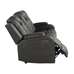 Benz - Power Recliner Set With LED Lighting And USB Charging