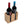 Whitecap Teak Two-Bottle Rack