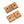 Whitecap Teak Rod Storage Rack Mounting Brackets - Pair