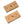 Whitecap Teak Rod Storage Rack Mounting Brackets - Pair
