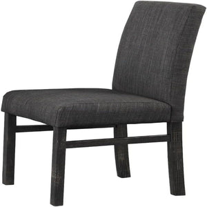 5 Piece Transitional Dining Set With Table And Upholstered Chairs