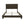 Queen Bed With Nailhead Trim - Charcoal