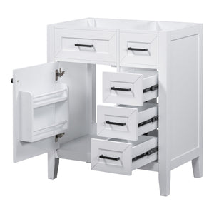 30" Bathroom Vanity Cabinet Base Without Sink