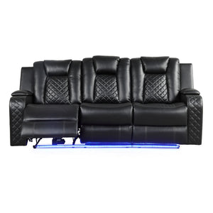 Benz - Power Recliner Set With LED Lighting And USB Charging