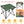 2Pcs Foldable Camping Table Portable Picnic Table Lightweight Travel Desk with 2 Cup Holders/Table Carrying Bag