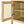 Bohemian Style Rattan Buffet Storage Cabinet with Solid Wood Frame