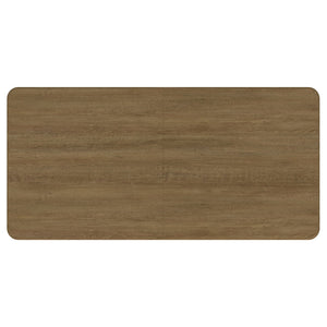 Benson - Extension Leaf Dining Table With Trestle Base - Sand