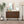 Dresser 6 Drawer - Dark Brown / White