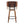 Lombardi - Mid-Century Modern Fixed Height Counter Stool With Swivel With Round Footrest (Set of 2)