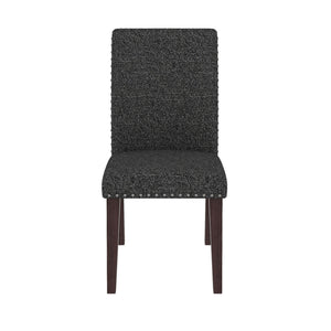 Upholstered Dining Chair With High Back Design (Set of 2)