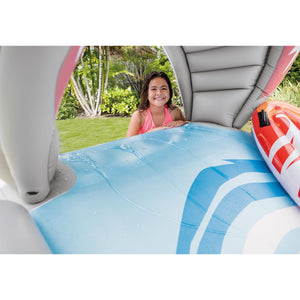 Intex Surf 'N Slide Inflatable Kids Backyard Water Slide & 120V Electric Pump