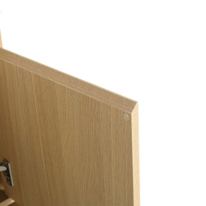 Modern Bathroom Vanity Combo With Single Resin Sink And Storage Cabinet
