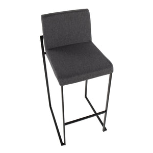 Fuji - Contemporary High Back Barstool Elegant Design