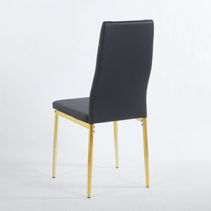 Dining Chair (Set of 4) - Golden Black