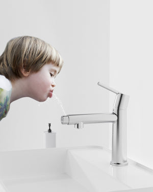 Chrome Single Handle Bathroom Faucet for 1 or 3 Holes