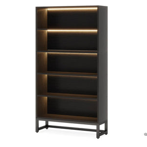 5 Tier Heavy Duty Bookshelf for Living Room