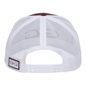 Maroon Cap | White MeshBack - TRAPSKI
