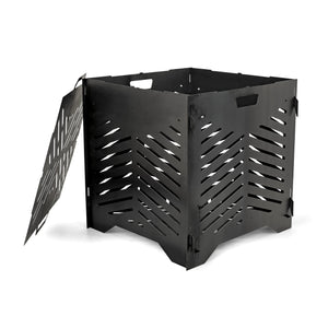 Camco 51251 Outdoor Yard Debris Burn Bin Incinerator with Lid, Small, 22 Inch