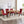 Classic Velvet Dining Chairs - Burgundy (Set of 2)