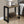 Accent Side Table Narrow Small 2-Tier Contemporary Modern