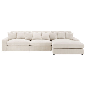 Cassidy - Upholstered Sectional Sofa With Reversible Cushions