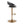 Posh - Contemporary / Glam Adjustable Barstool With Swivel With Rounded T Footrest (Set of 2)