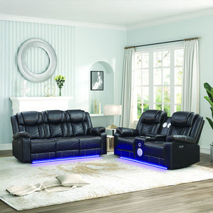 Challenger LED Power Recliner Set