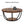 2 Tier Circle Coffee Table With Storage Shelves