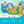 Intex 11ft x 7.5ft x 44in Dinoland Play Center Kiddie Inflatable Swimming Pool