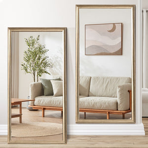 70' x 32' Gold Full Length Floor Mirror with PS Frame